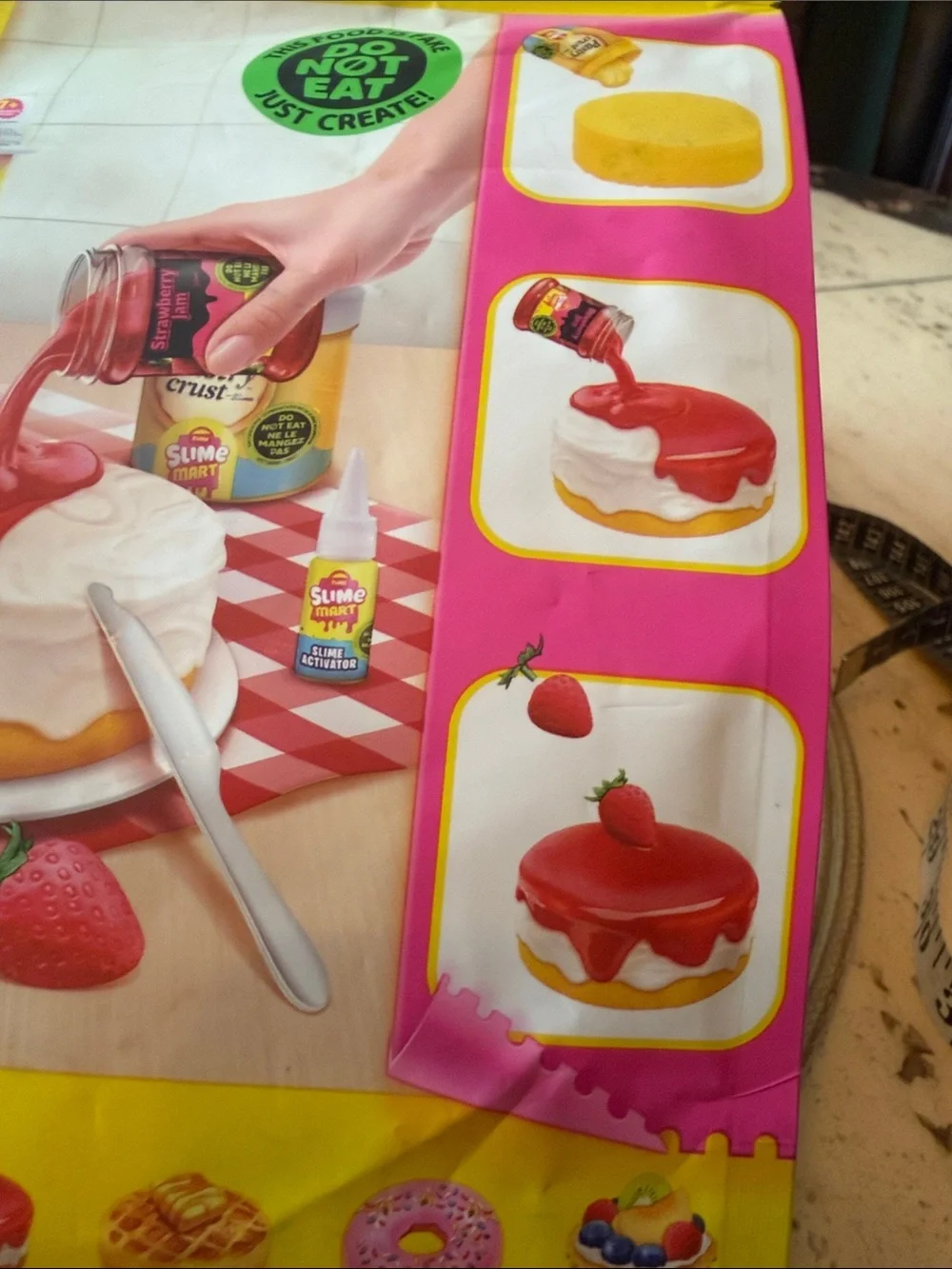 Zuru Slime Mart Strawberry Cheesecake Realistic Slime Food - New Packaging